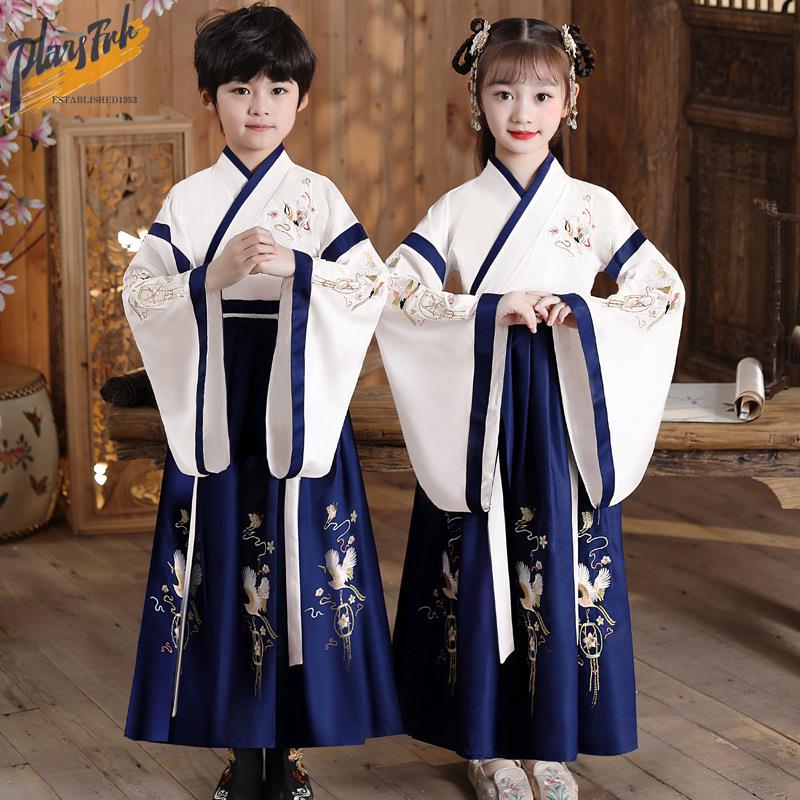 Summer Clothing Online - Chłopięcy Hanfu Letni Cienki Krótki Rękaw