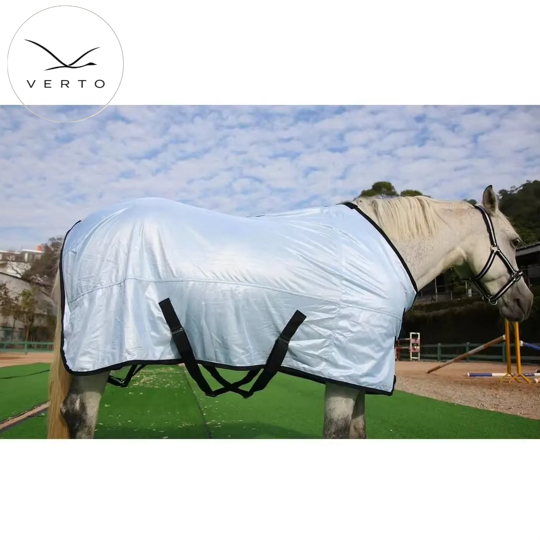 Summer Equestrian Clothing - Siatkowa kołdra przeciw owadom dla koni,