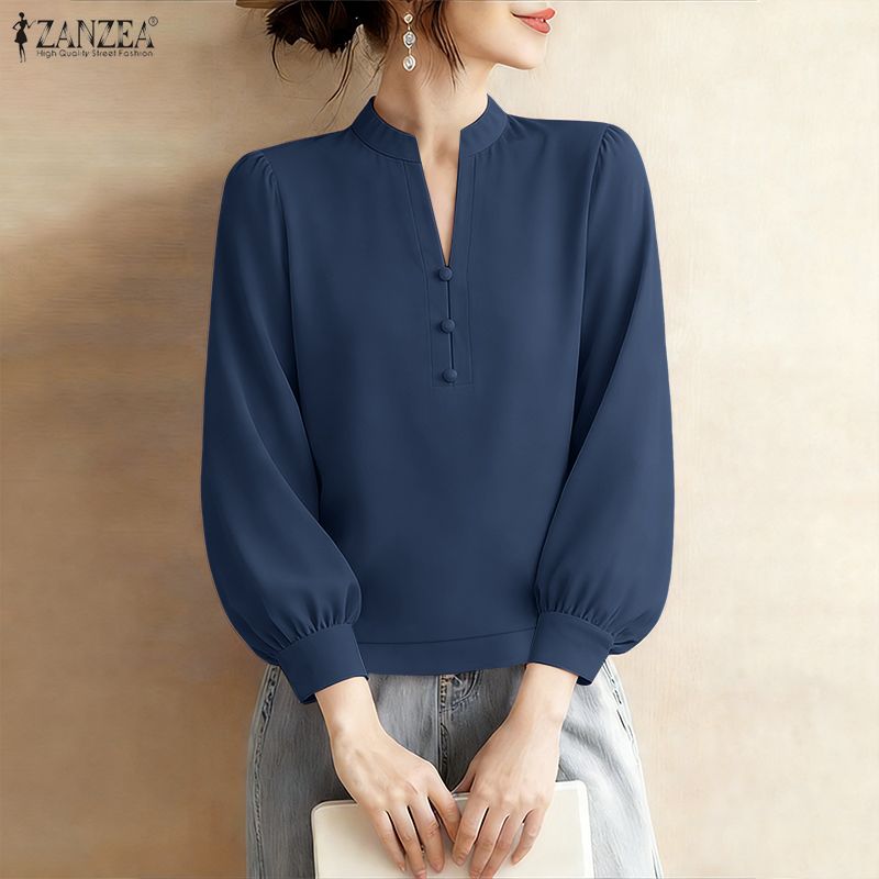 Summer De Clothing - Eleganckie damskie luźne bluzki z dekoltem
