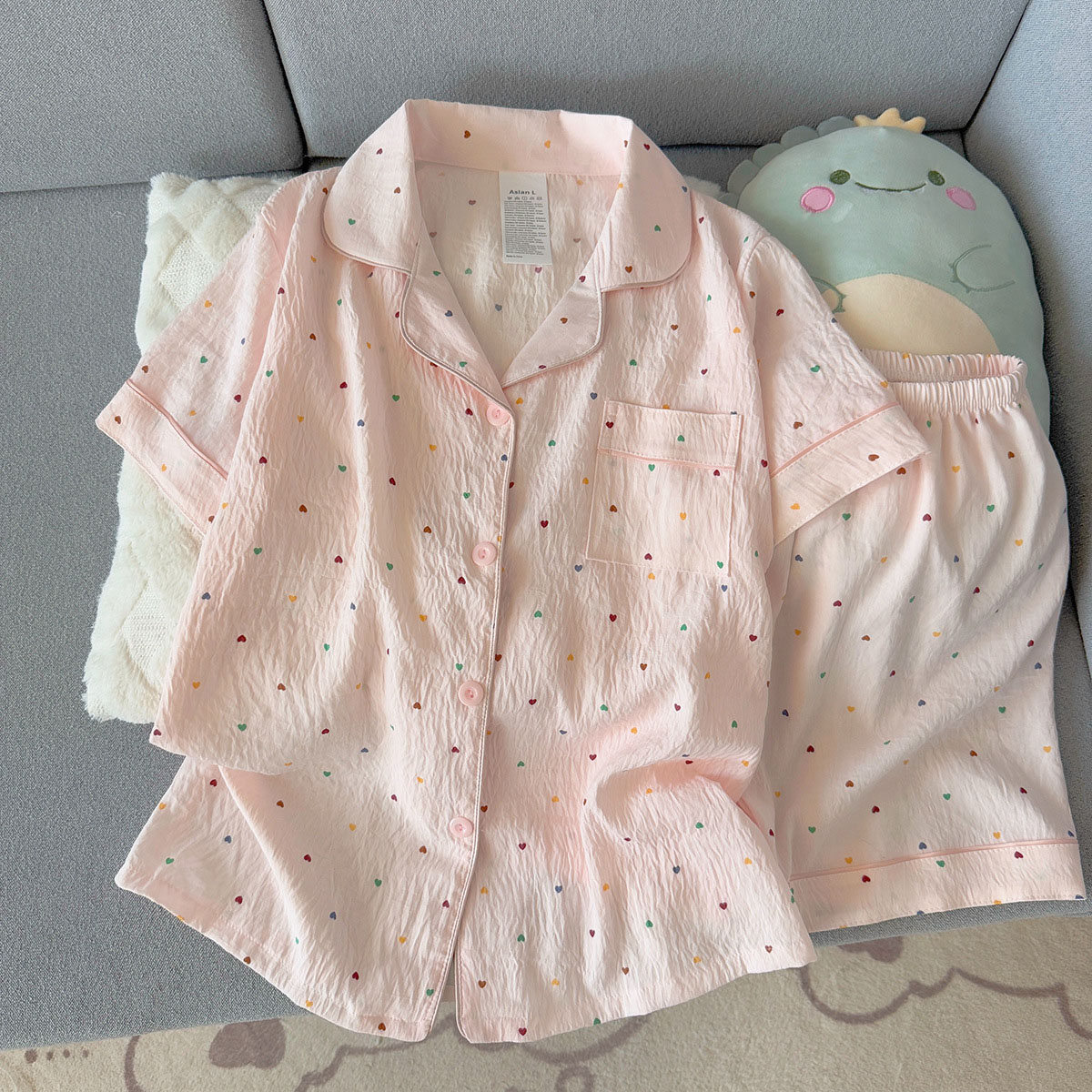 Summer Cloth - Damski komplet piżamy z bawełny w
