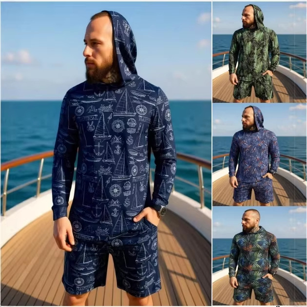 Summer Clothing Trends - 2026 Nowy Zestaw Unisex z Kapturem