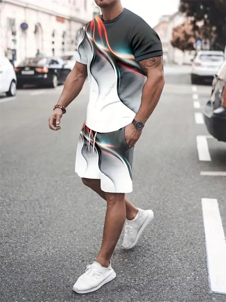 Męski Damski Gradientowy T-shi – Summer Clothing Styles For Women recenzja i cena