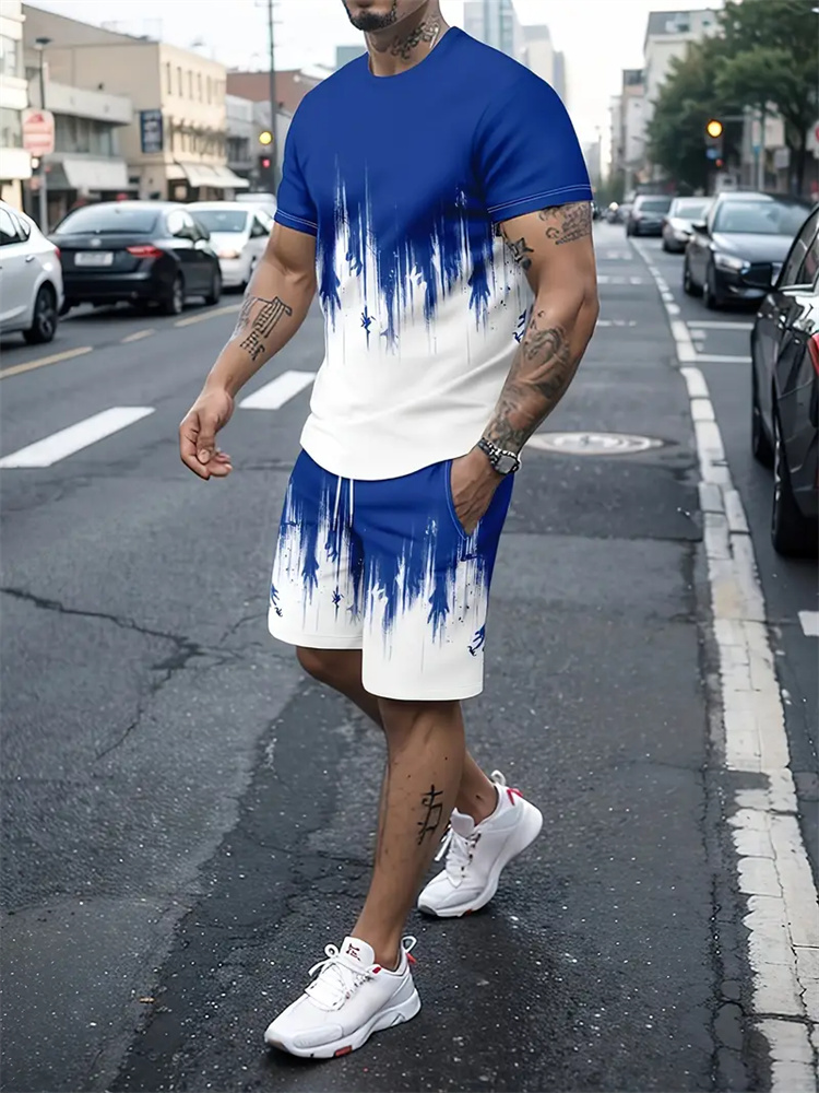 Męski Damski Gradientowy T-shi – Summer Clothing Styles For Women recenzja i cena