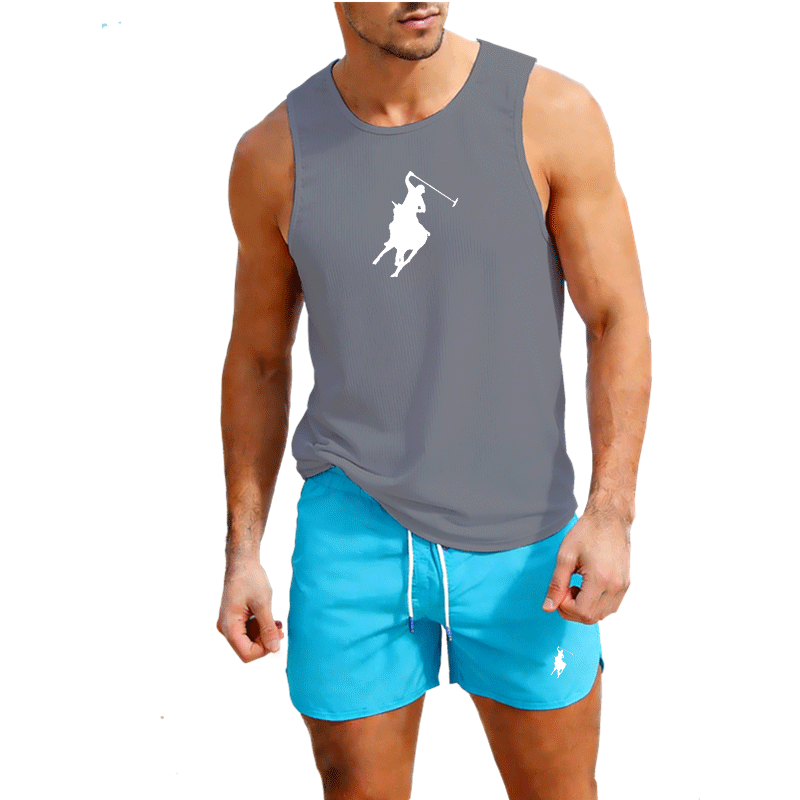 Męski letni zestaw: kamizelka  – Summer Clothing Trends recenzja i cena