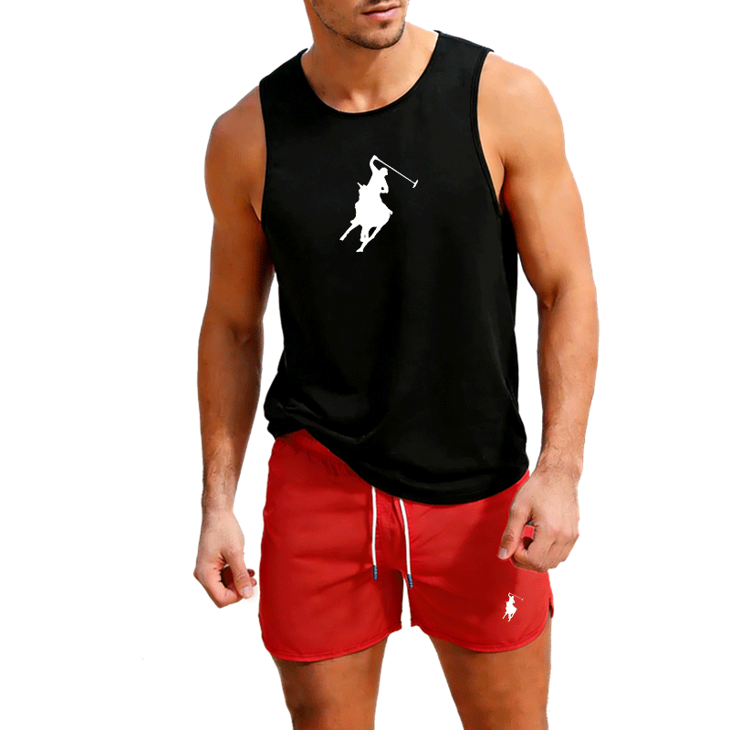 Męski letni zestaw: kamizelka  – Summer Clothing Trends recenzja i cena