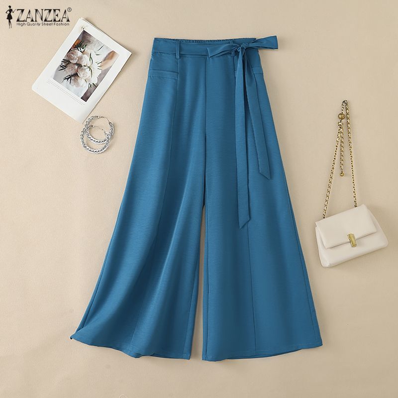 Damskie spodnie plus size 5XL, – Palazzo Pant Wide recenzja i cena