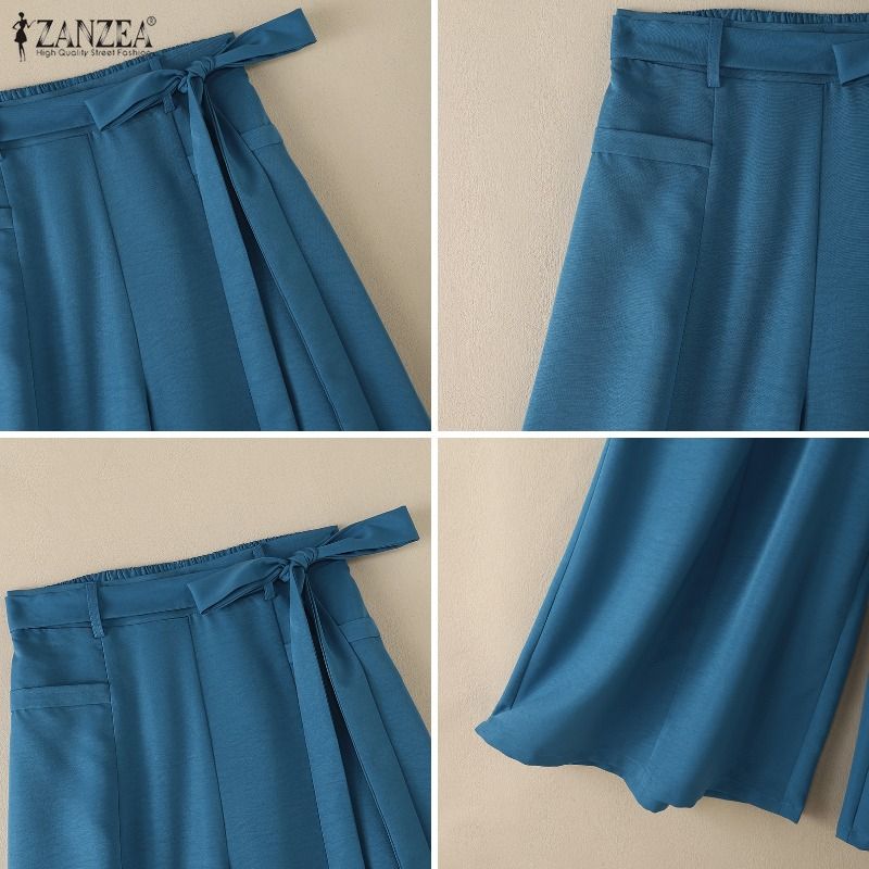 Damskie spodnie plus size 5XL, – Palazzo Pant Wide recenzja i cena