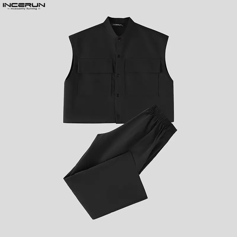 INCERUN Męskie Komplety Bez Rę – Summer Clothing Trends recenzja i cena
