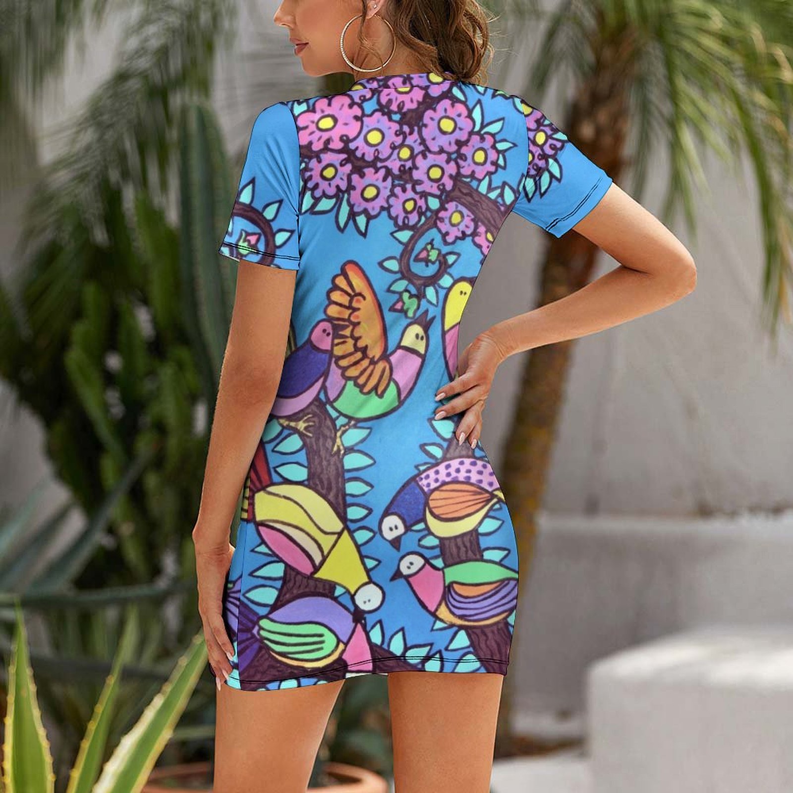 Sukienka z krótkim rękawem z m – Summer Clothing Online recenzja i cena