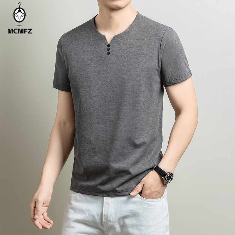 Męska koszulka Henley, wygodna – Summer Cloth recenzja i cena