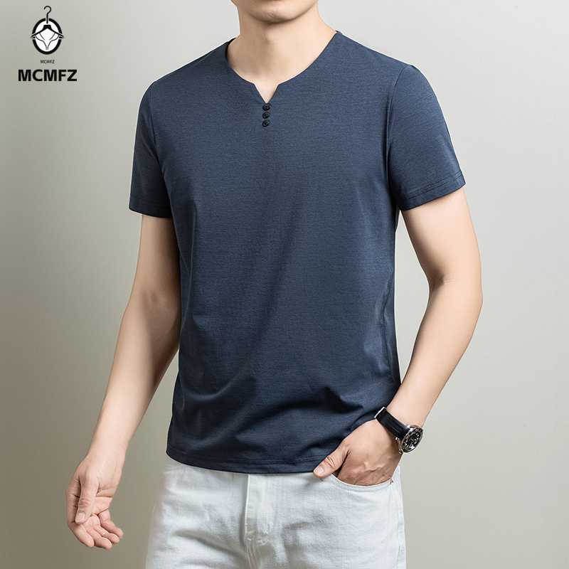 Męska koszulka Henley, wygodna – Summer Cloth recenzja i cena