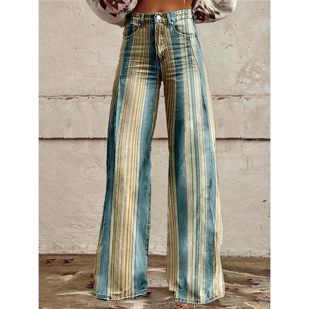 Retro spodnie z szerokimi noga – Palazzo Pant Wide recenzja i cena