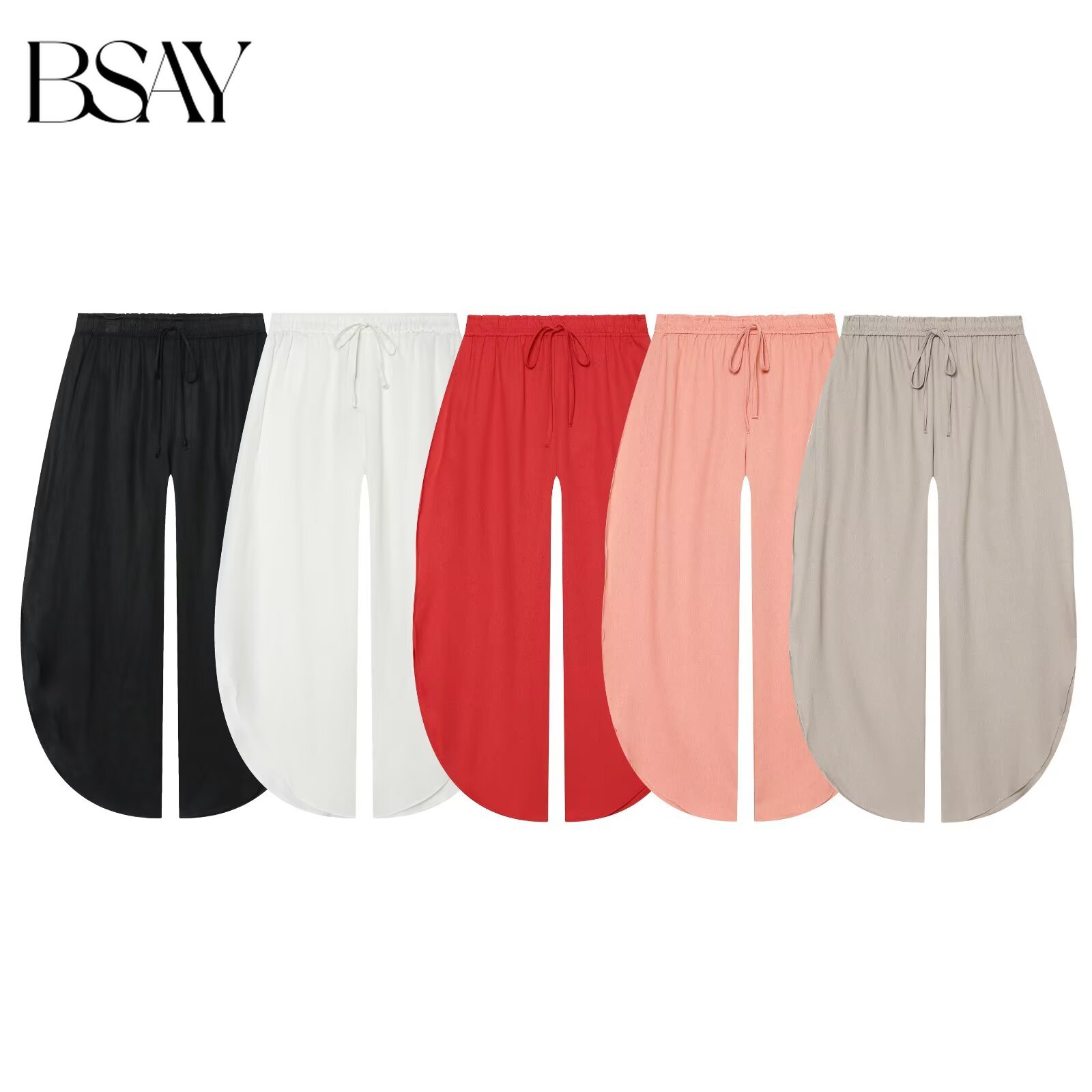 Spodnie damskie BSAY 2026 z wy – Palazzo Pant Wide recenzja i cena