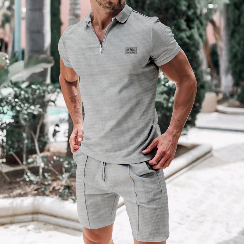 Nowy męski zestaw garniturowy  – Summer Cloth recenzja i cena