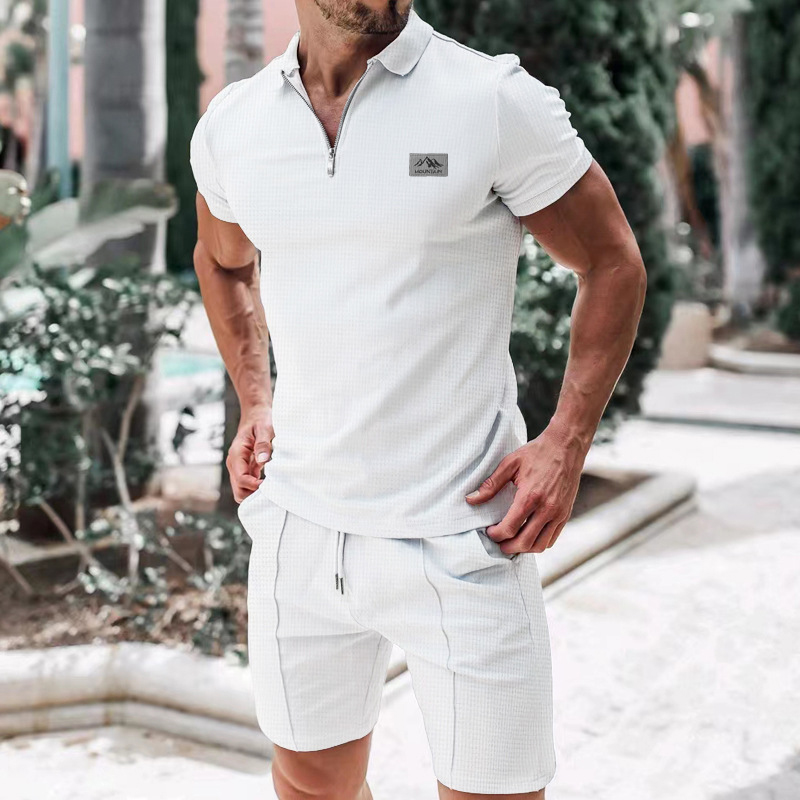 Nowy męski zestaw garniturowy  – Summer Cloth recenzja i cena