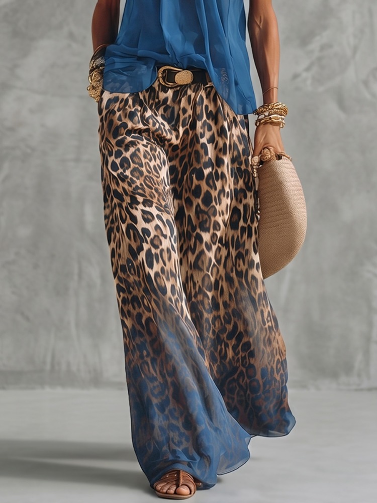 Yeezzi Damskie Modne Spodnie z – Palazzo Pant Wide recenzja i cena